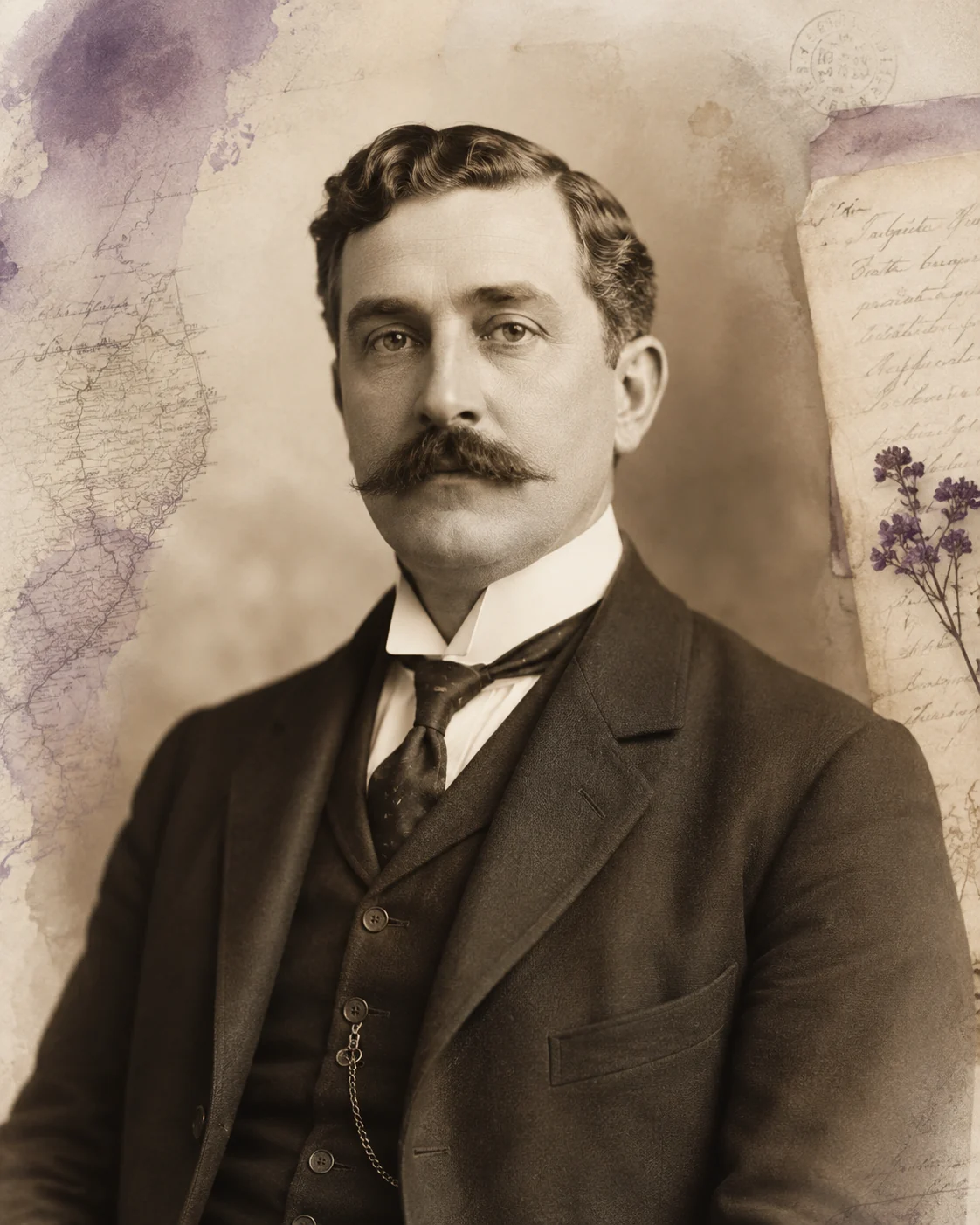 Historical ancestor portrait