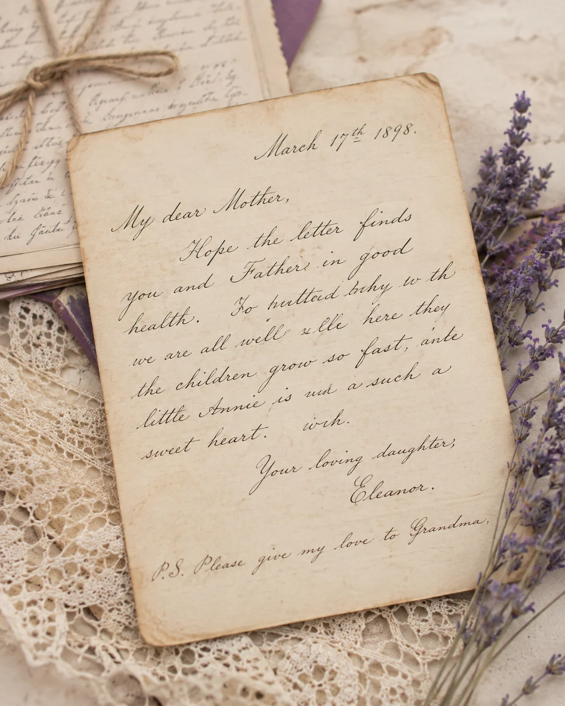 Historic handwritten letter